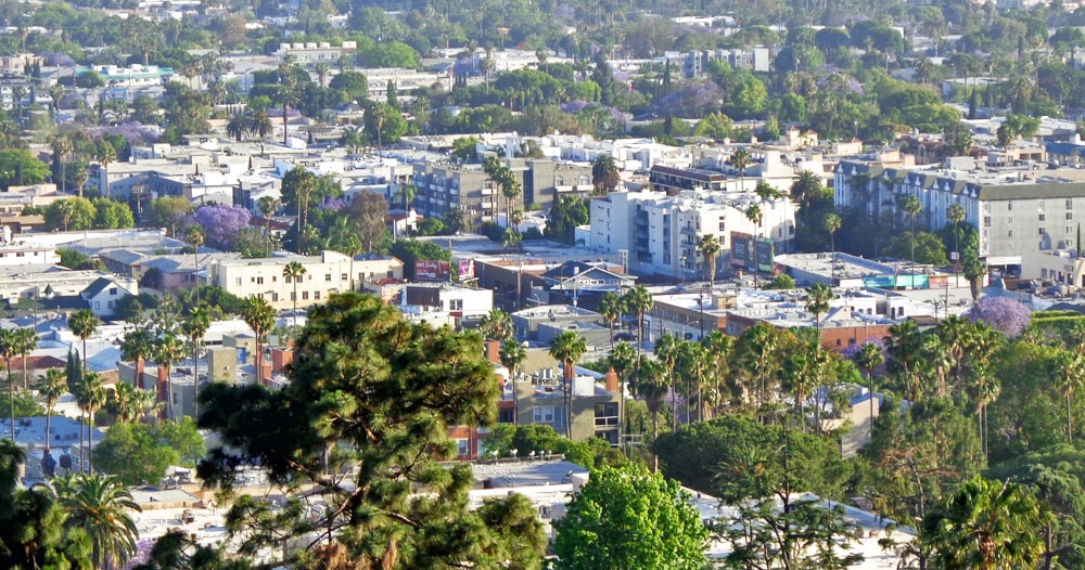 The urban greening in California